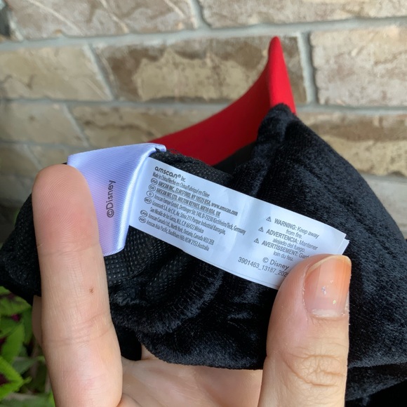 Vintage DISNEY Mickey Mouse Baseball Hat with Ears Youth Kids One Size Stretch - Picture 8 of 16